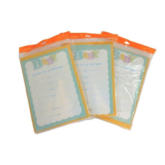 Hallmark Baby Shower Invitations 30 count New with Tags - Picture 1 of 14